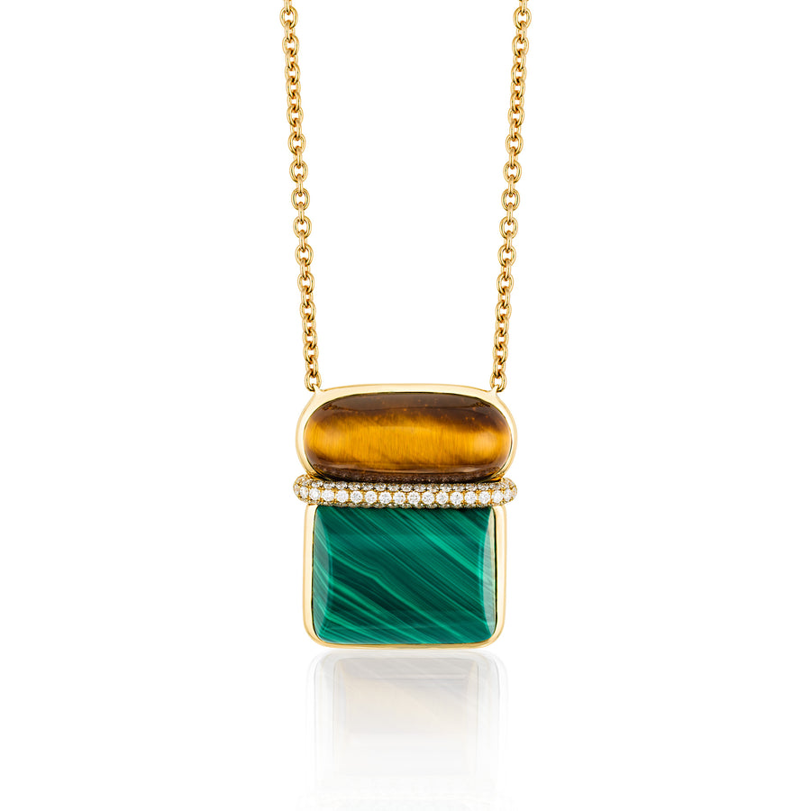 Amrita Large Square Necklace