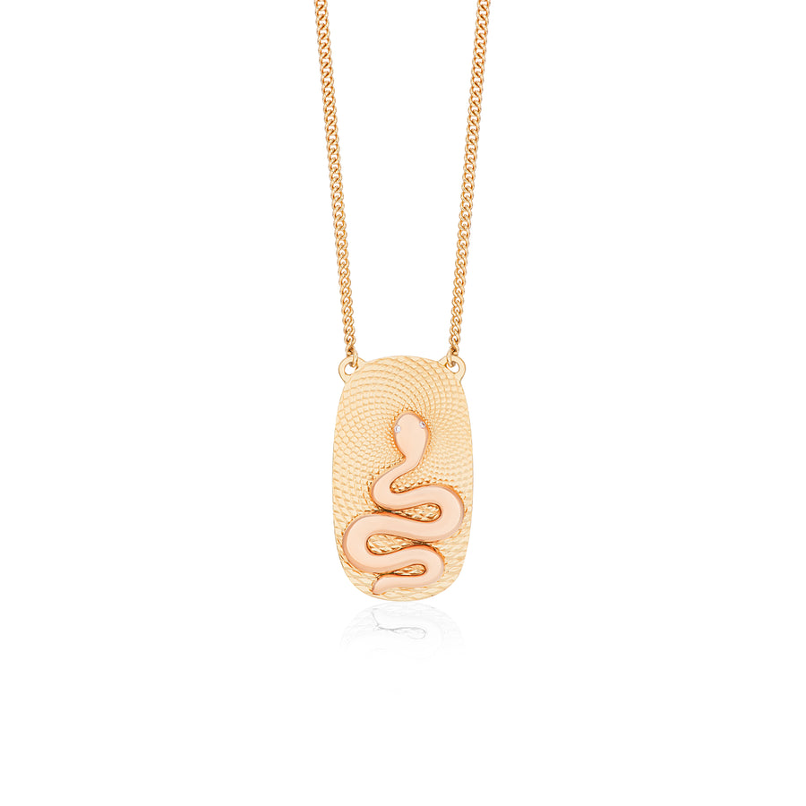 Ascension Necklace in Yellow and Pink Gold