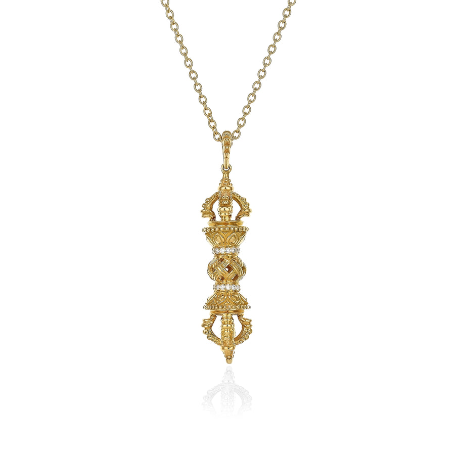 Gold Dorje Necklace