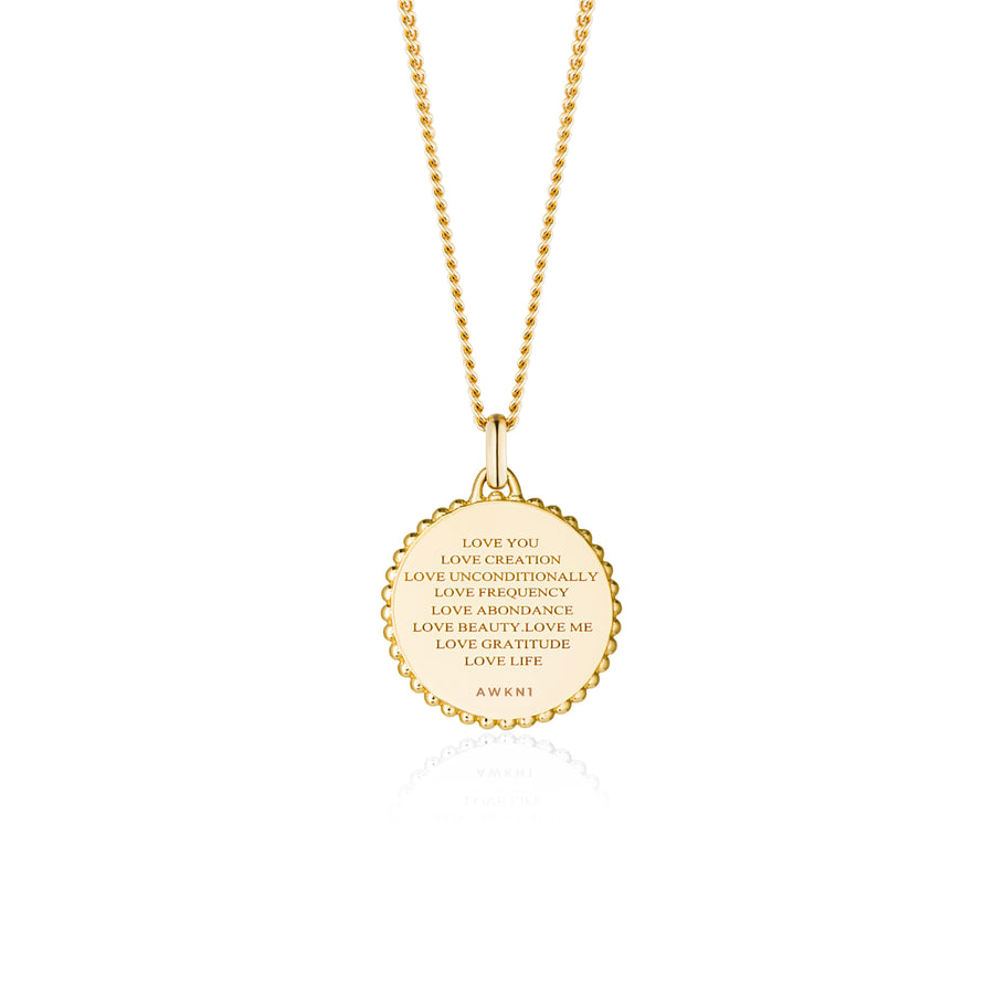 Love Frequency Full Diamond Necklace